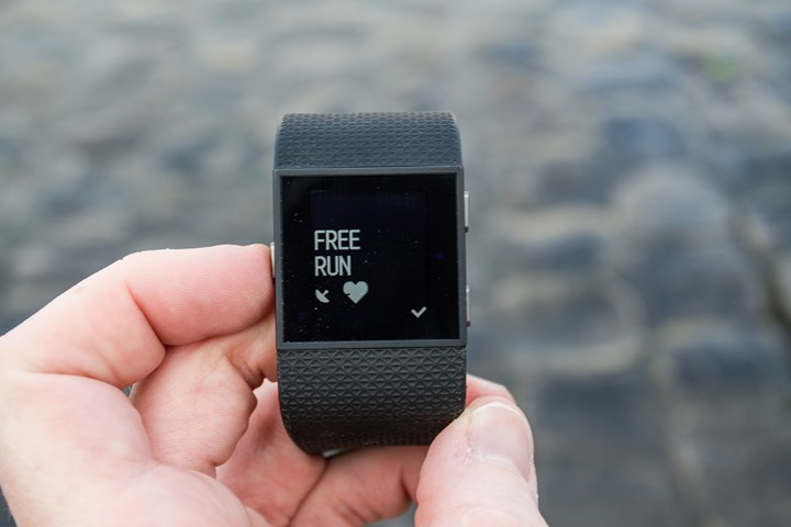 Fitbit-Surge-Free-Run-Mode