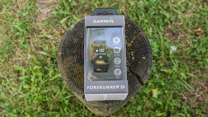 Garmin-FR35-Box-On-A-Log