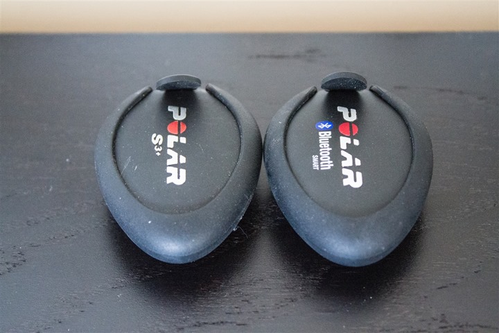 Polar Bluetooth Smart Footpod Size Comparison S3