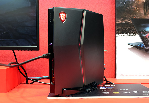 The MSI Vortex G25 looks like a gaming console.