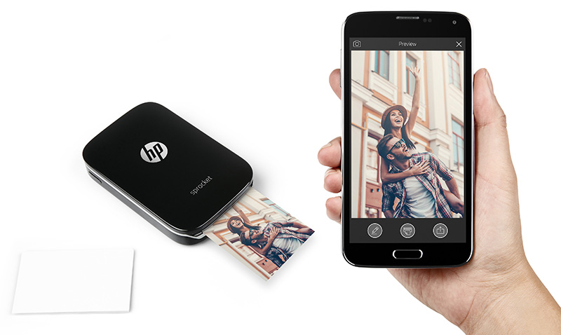 With the HP Sprocket, all the photos in your phone can literally be brought to life.