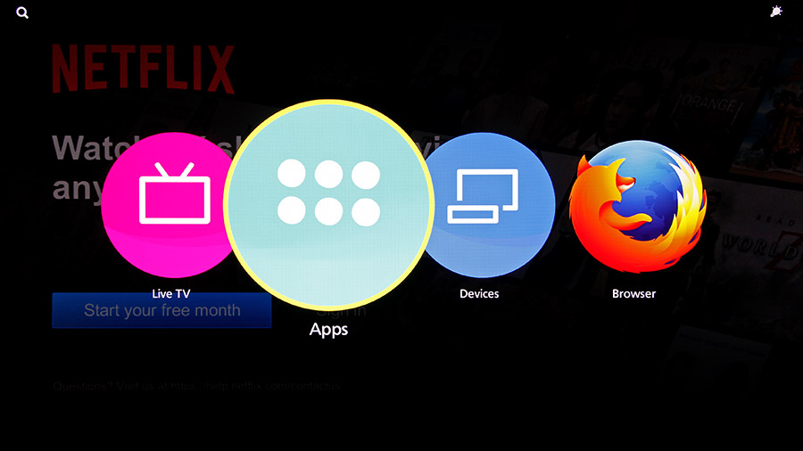 Access TV, apps, and devices - the homescreen is where most interactions start.