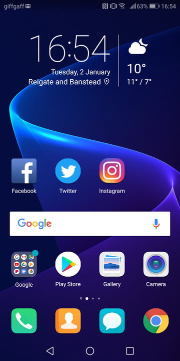 honor view 10 review app home